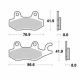 pastiglie freno anteriori - 07YA22SA
