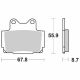 Pastiglie  freno Yamaha SBS 6565706