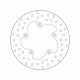 Disco freno anterioreP. Scarabeo   -   ATLANTIC