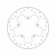 Disco freno posteriore PASSWORD 250 '05