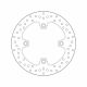 Disco freno posteriore Burgman   -  650 >03 68B407A1