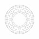 Disco freno anteriore BURG 650>03 68B407B5