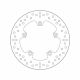 Disco freno anteriore Yamaha Majesty 400  '04 Brembo 68B407C2