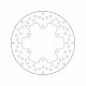 Disco freno posteriore Yamaha